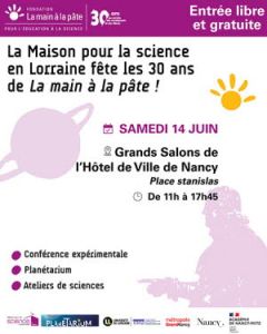 La main à la pâte fête des 30 ans